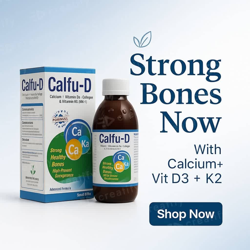 π₯ Calfu-D Syrup β Cal+ Vit D3 + Collagen & Vit K2 (MK7)