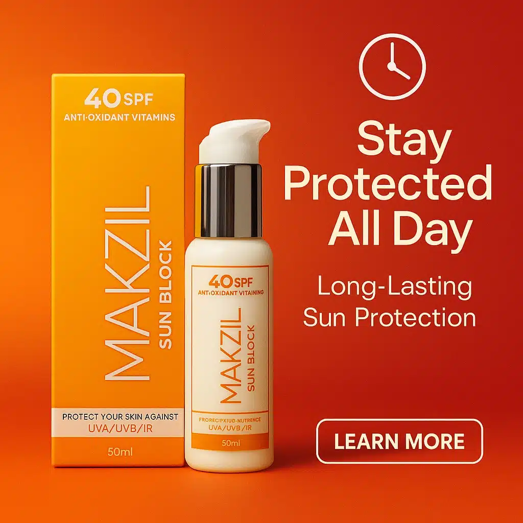 ☀️ Makzil Sun Block 40+ SPF