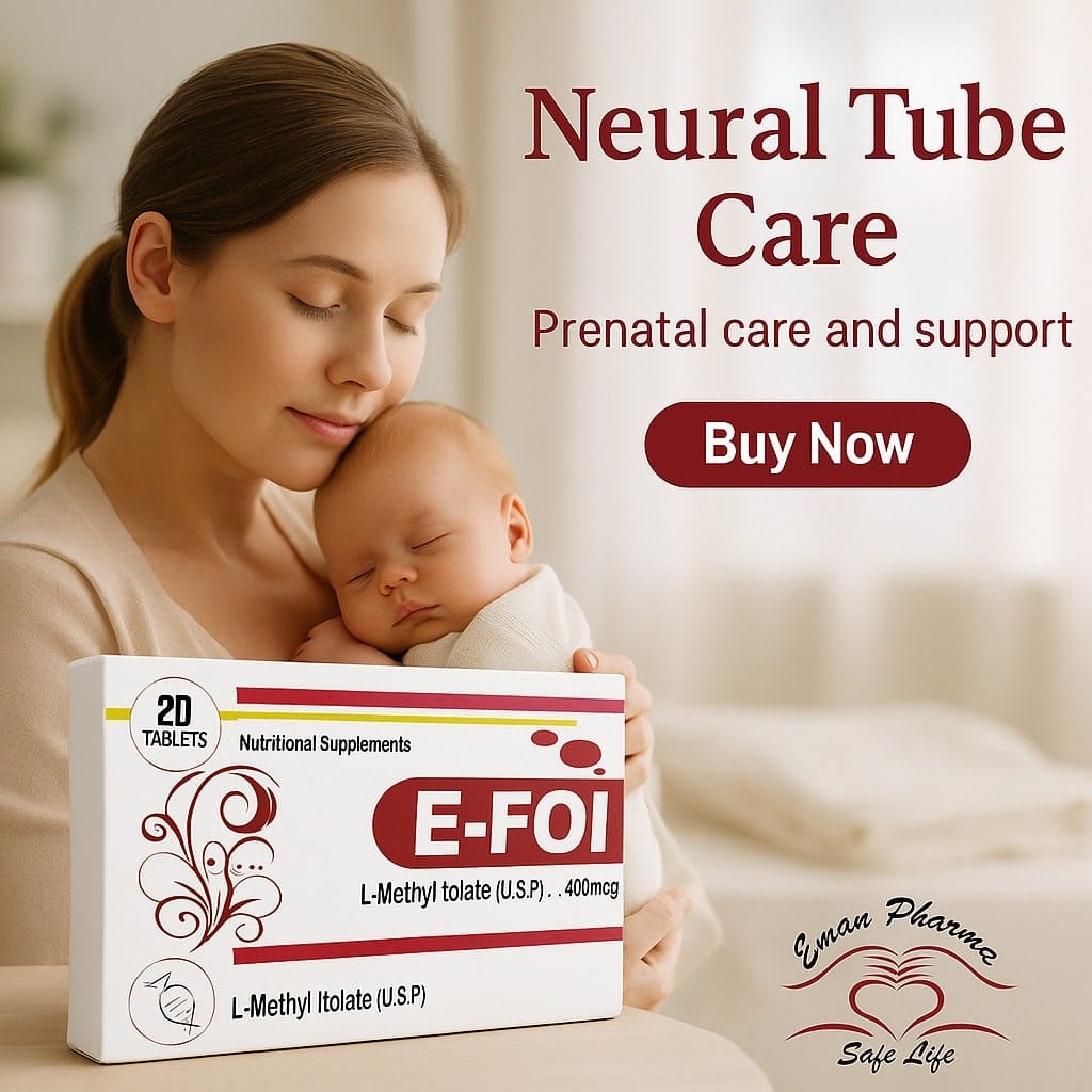 💊 E-Fol Tablets L-Methyl Folate 400 mcg