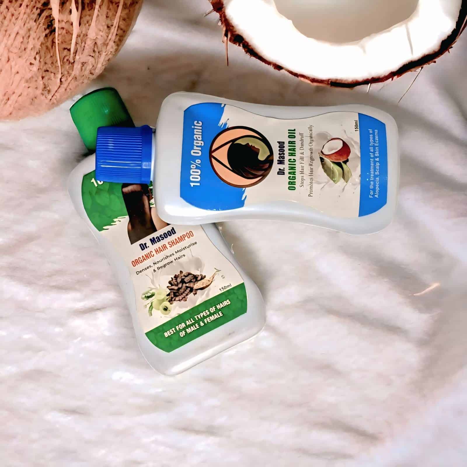 Dr Masood Hair Oil and shampoo